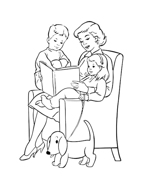 Mother's Day Coloring Pages for Kids