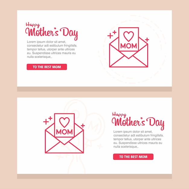 Mother's day greeting card