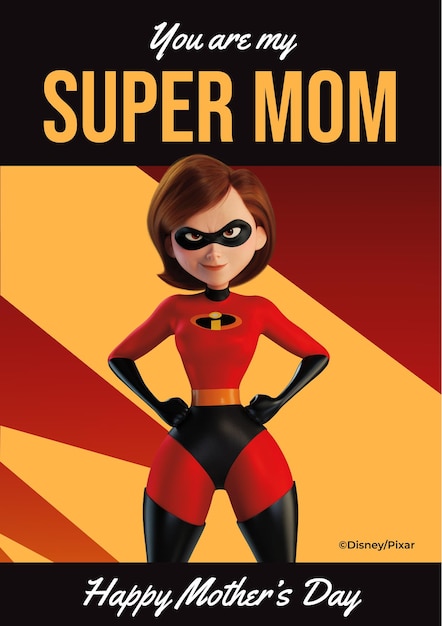 Mother's day The Incredibles Card