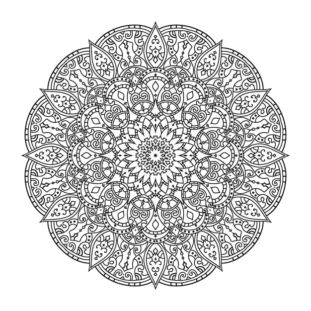 Mother's day kids and adults refreshment coloring mandala page