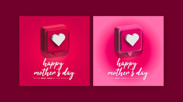 Mother's Day social media template