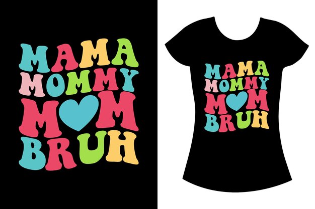 Mother's Day t shirt design Mom lover gift design