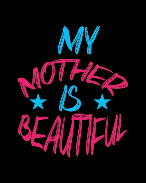 Mother's day t shirt design typography design