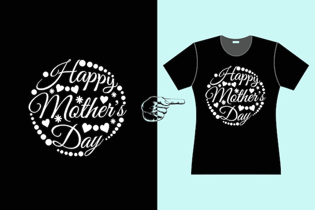 Vector mother's day tshirt design print templates