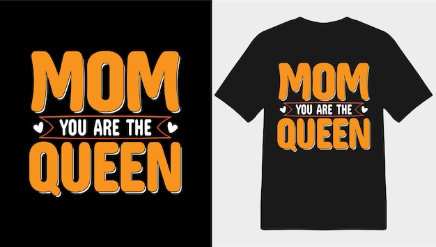 Mother's day Tshirt design template