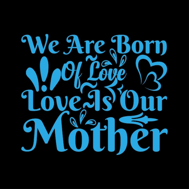 Mother's day tshirt design vector