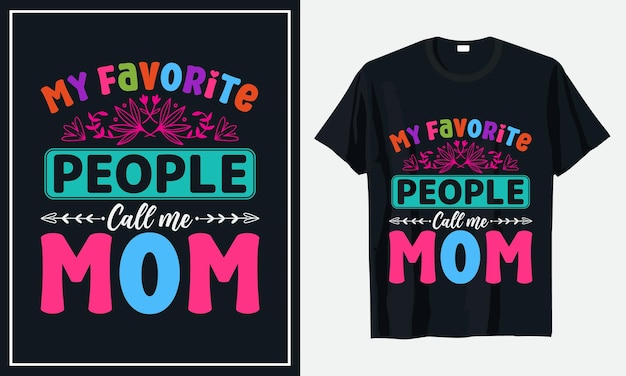 Mother's day typographic tshirt design vector Premium Vector