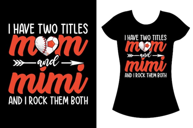 Vector mother's day typography t shirt design. mom svg gift shirt.