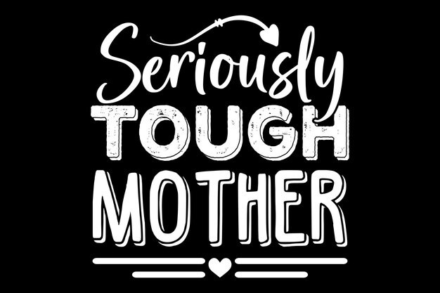 Mother's Day typography tshirt design Print template