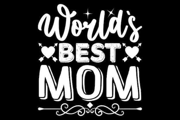 Mother's Day typography tshirt design Print template