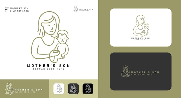 a mother and son brand logo