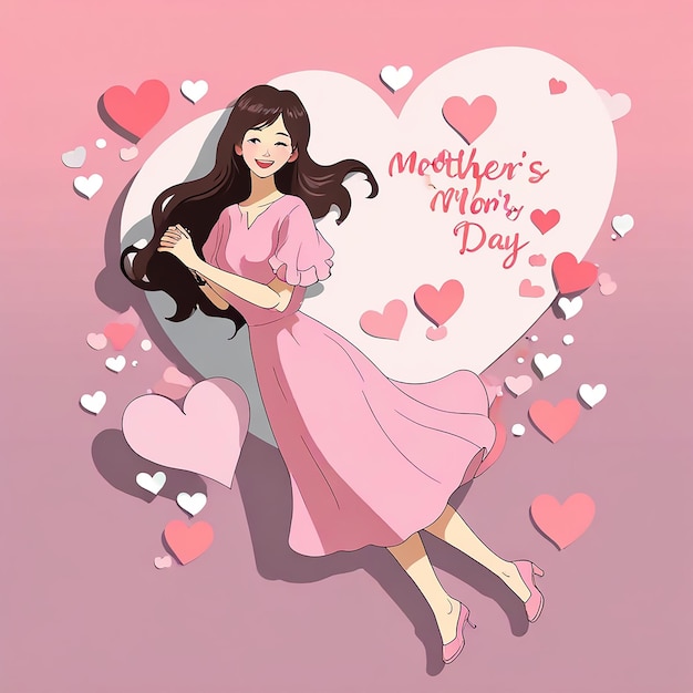 Mothers day greeting card