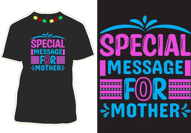 Mothers day t shirt design vector