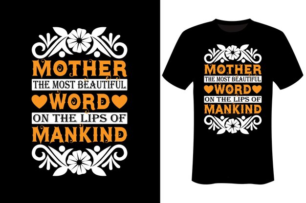 Vector mothers day t shirt design