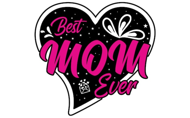 Mothers day t shirt vector