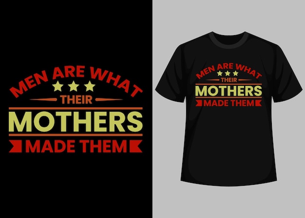 Vector mothers day typography t shirt design