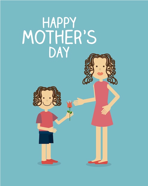 Vector mothers day