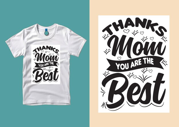 Mothers Typography TShirt Design