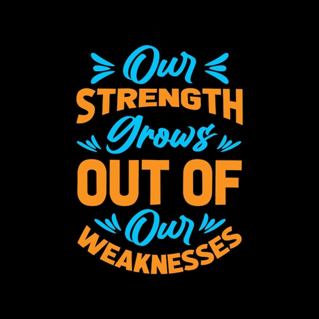 MOTIVATIONAL COLORFUL LETTERING TSHIRT DESIGN