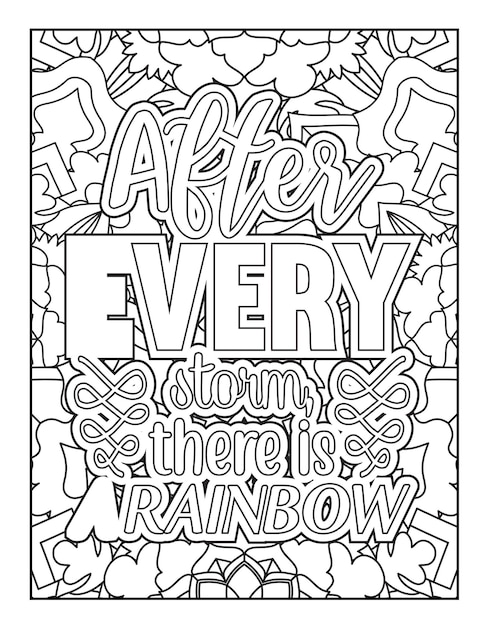 Motivational quote Inspirational quote Positive quote Affirmative quote Coloring page