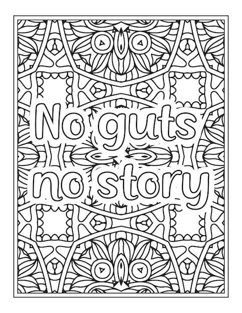 Motivational quotes coloring Book page inspirational quotes coloring page coloring page