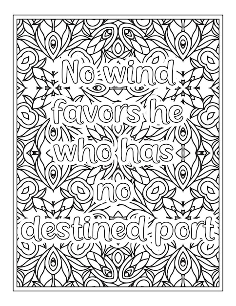 Motivational quotes coloring book page inspirational quotes coloring page coloring page