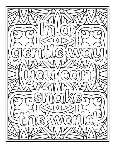 Motivational quotes coloring book page inspirational quotes coloring page coloring page