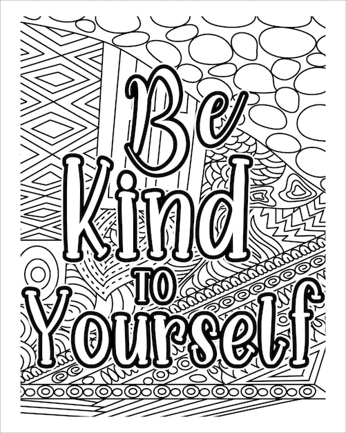 Motivational Quotes coloring page design inspirational quotes coloring page coloring page design