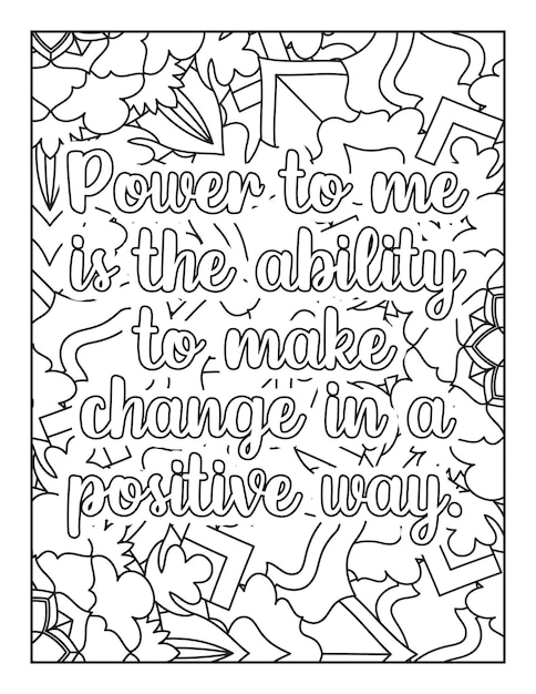 Motivational quotes coloring page Inspirational quotes coloring page Coloring page for adults