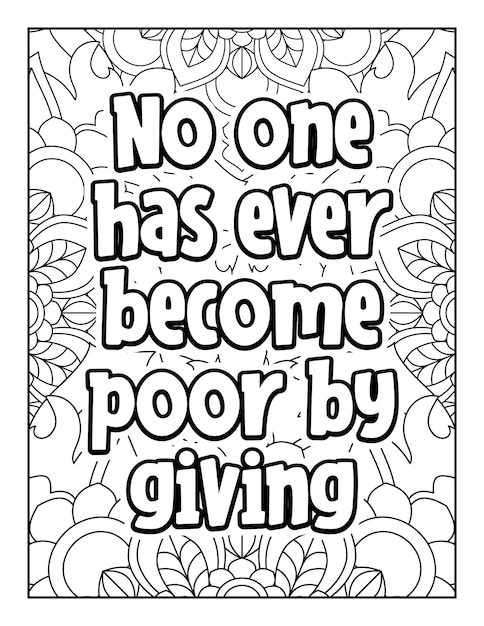 Motivational quotes coloring page Inspirational quotes coloring page Coloring page for adults