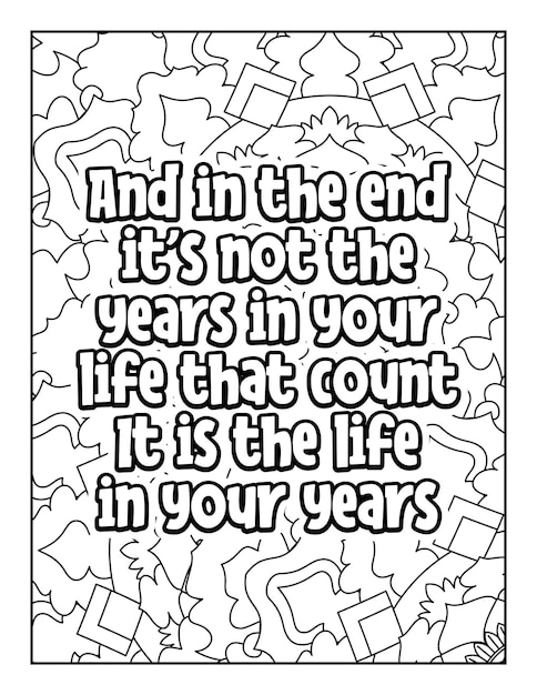 Motivational quotes coloring page Inspirational quotes coloring page Coloring page for adults