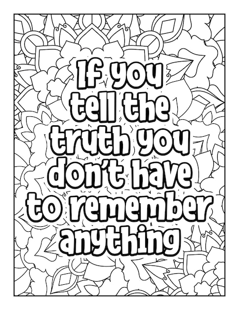 Motivational quotes coloring page Inspirational quotes coloring page Coloring page for adults