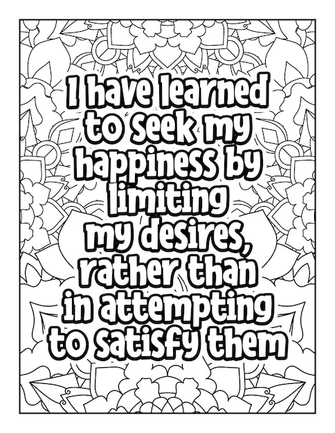 Motivational quotes coloring page Inspirational quotes coloring page Coloring page for adults