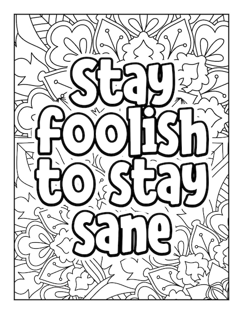 Motivational quotes coloring page Inspirational quotes coloring page Coloring page for adults