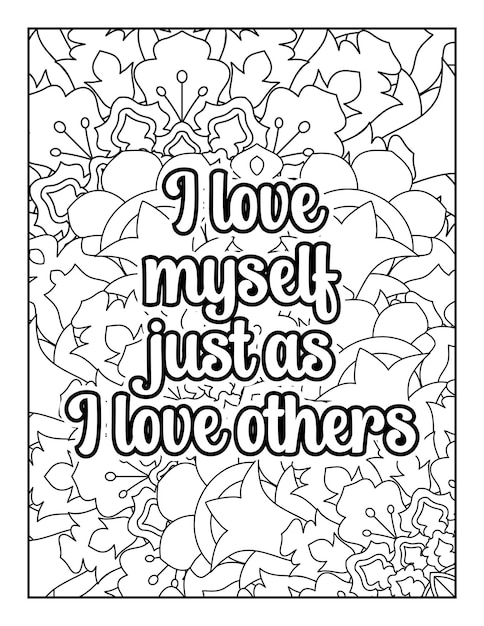 Motivational quotes coloring page Inspirational quotes coloring page Quotes coloring book page