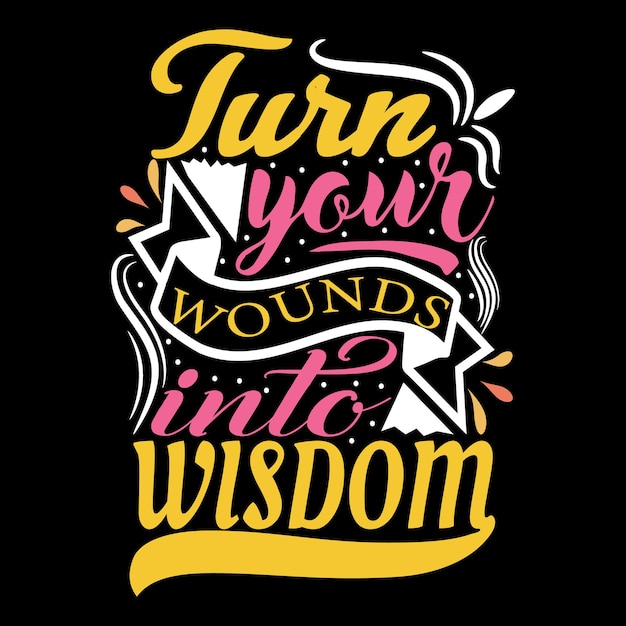 Motivational t-shirt design with handwritten typography