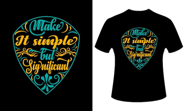 Motivational trendy typography tshirt design