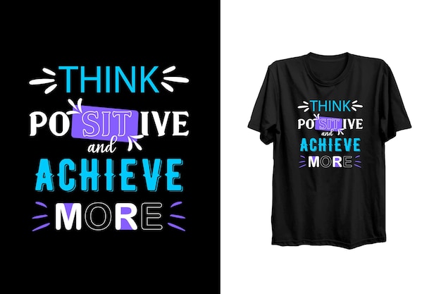 Motivational typography unique vector t shirt design