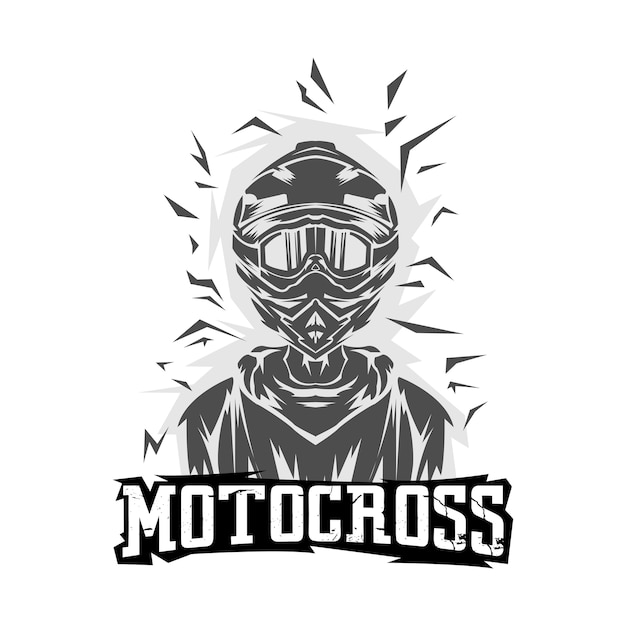 motocross design vector