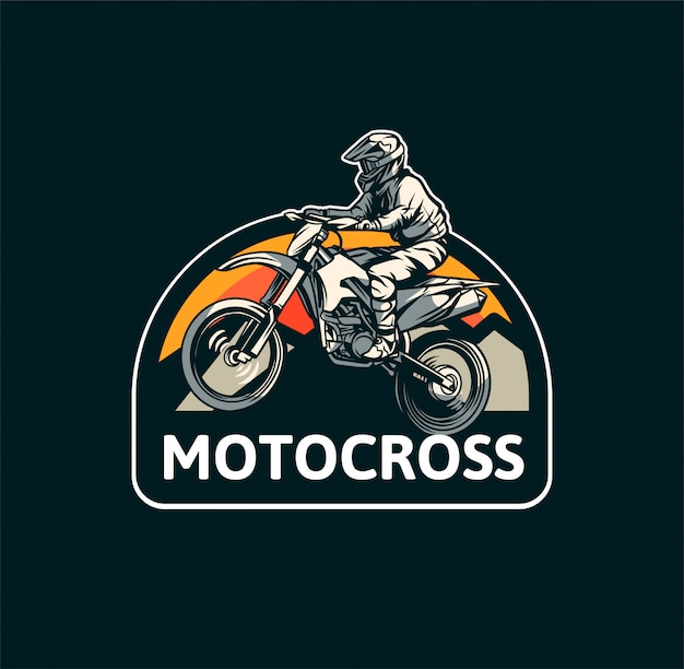 Motocross emblem