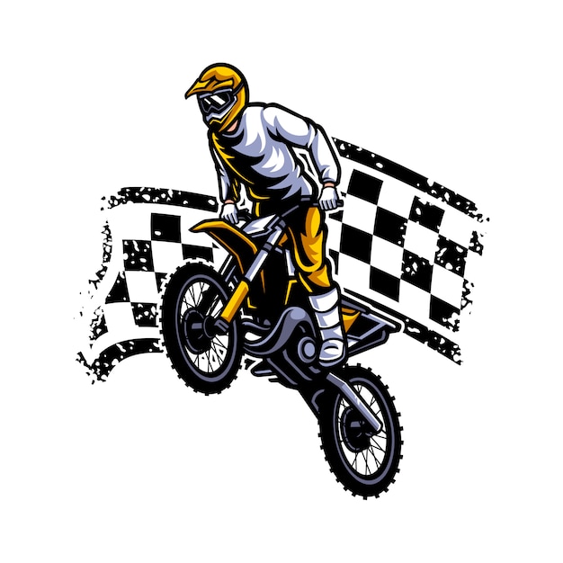 Motocross vector logo , Motocross freestyle