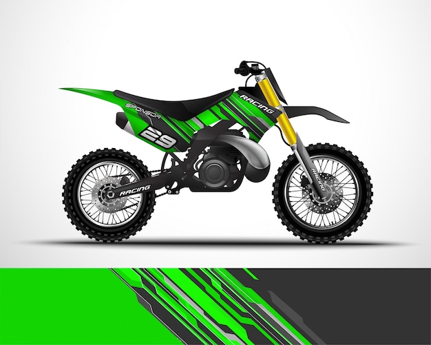 Motocross wrap design