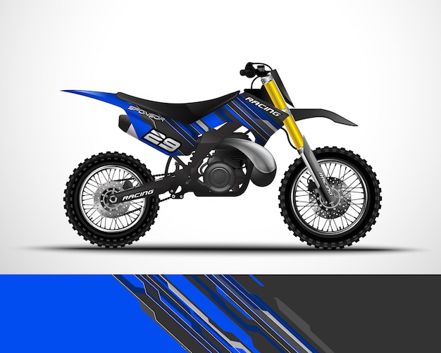 Motocross wrap design