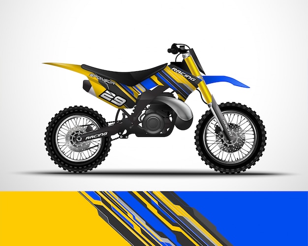 Motocross wrap design