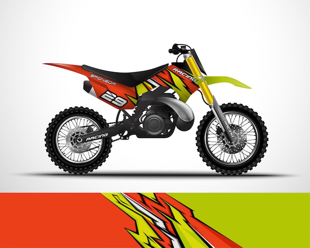 Motocross wrap design