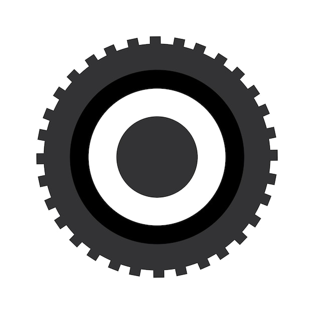 Motor Wheel Icon Vector illustration