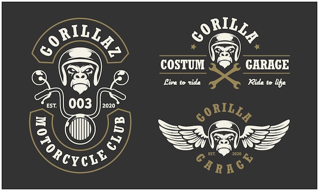 Motorcycle club and garage logo