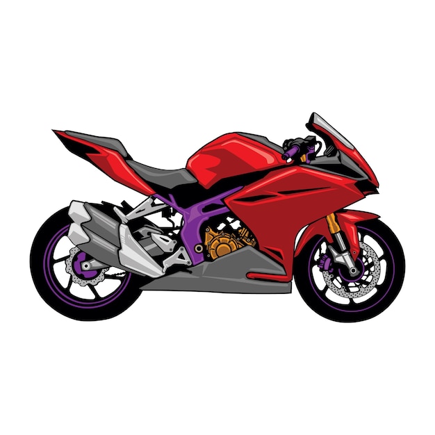 Motorcycle illustration