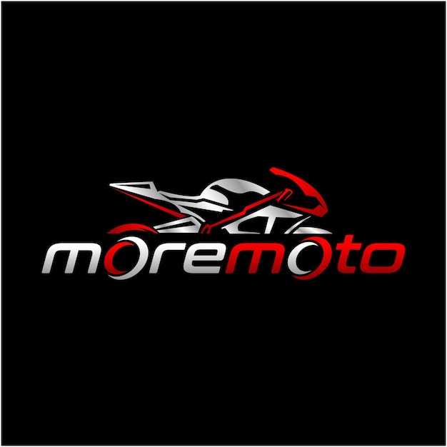 Motorcycle logo vector template illustration