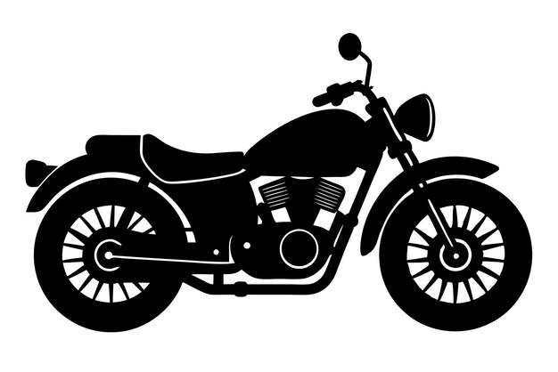 Vector a motorcycle with a black and white design that saysmotoon it